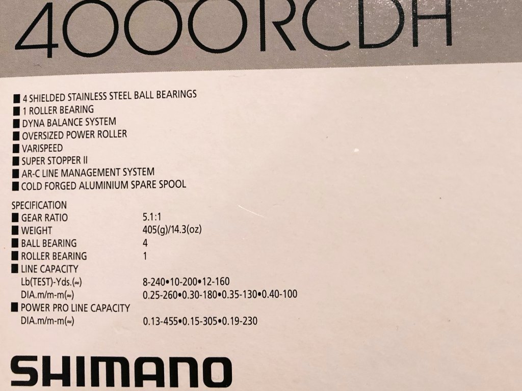 Shimano Exage 4000 RCDH