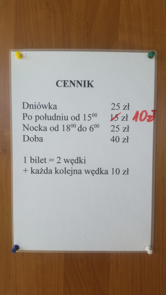 Łowisko Żukowo - Przepisy porządkowe. 