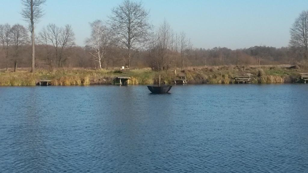 Traper nad  wodą