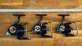 Porównanie rozmiarów Daiwa TDR 4012 vs 3012 vs 2508