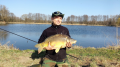 Pierwszy większy karpik 2018. 7,8 kg 9.04.2018 