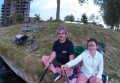 Moja córka Madzia i ja na rybach w Tilburgu